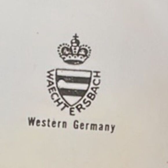 Vintage Porcelain Small Waechtersbach Pitcher With Apple Western Germany - Picture 6 of 7